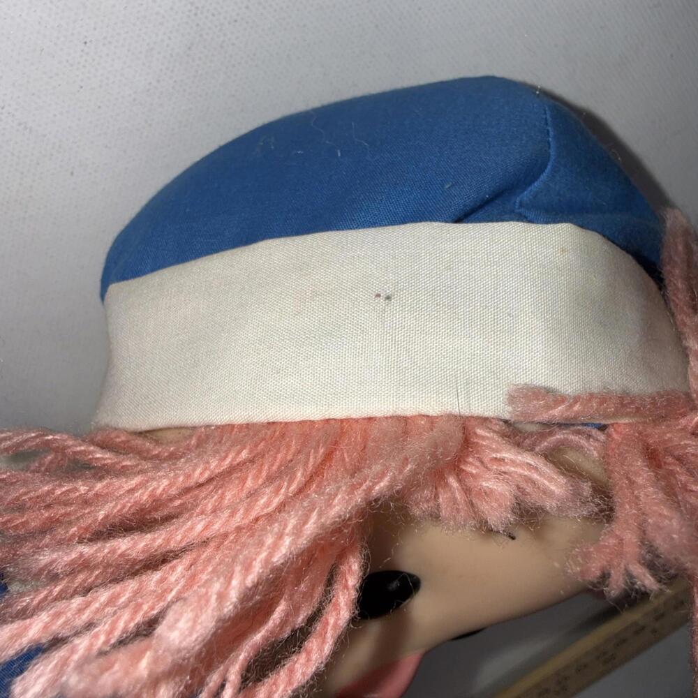 Little Raggedys‎ Raggedy Ann Andy Doll 1991 Macmillan Plush Vinyl Face ONE PLUSH - Picture 3 of 8